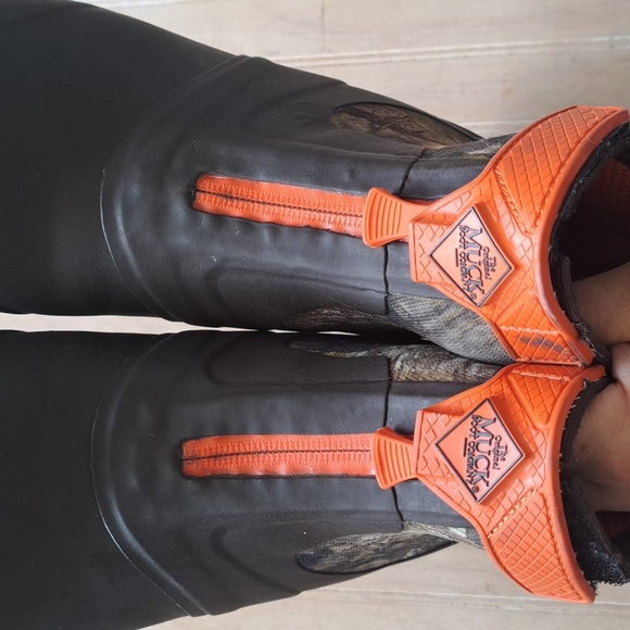 Muck Boot Men's Mossy Oak Breakup Country Apex Mid Zip Ankle Waterproof Boots - Picture 6 of 14